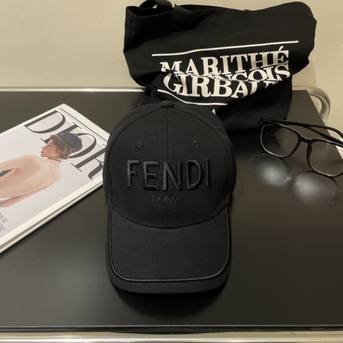 Fendi Men Womens Baseball Hat Luxury Brand Design Fendi Cap with Original Box  