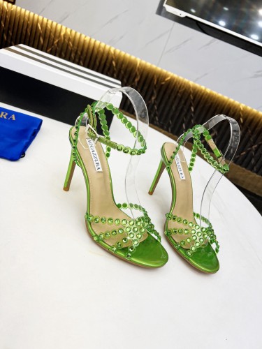 Aquazzura Womens Shoes Pumps Sandals Luxury Brand Tequila Sandal 7cm 10cm Heel with Original Box Whatsapp 
