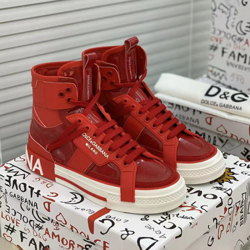 Dolce&Gabbana Men Shoes Sneakers Luxury Brand Calfskin Custom 2.Zero sneakers in Mixed Materials CS1973AQ7128S453 with Original Box  