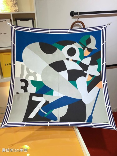 Hermes Scarves Womens Fashion Scarf Shawl 025