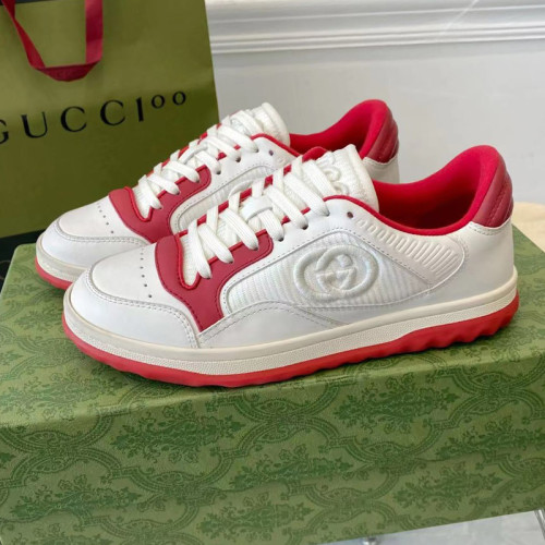 Gucci Womens Shoes Sneakers Luxury Brand Women's MAC80 sneaker in leather with Original Box Whatsapp 