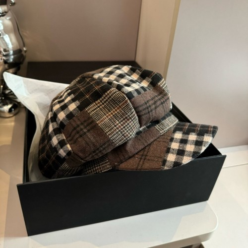 Burberry Womens Cap Beret Hat Luxury Brand with Original Box  