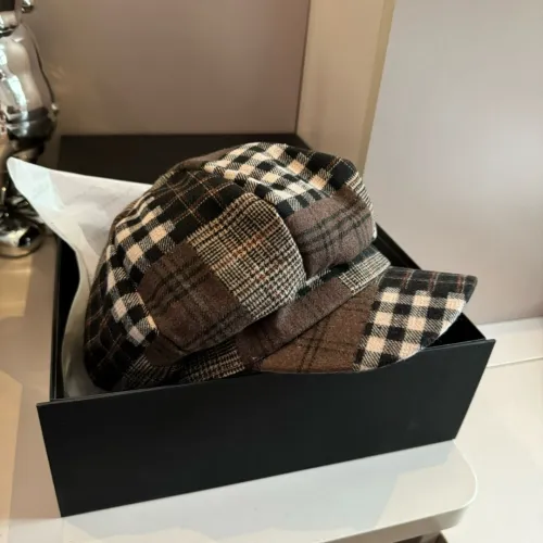 Burberry Womens Cap Beret Hat Luxury Brand with Original Box  