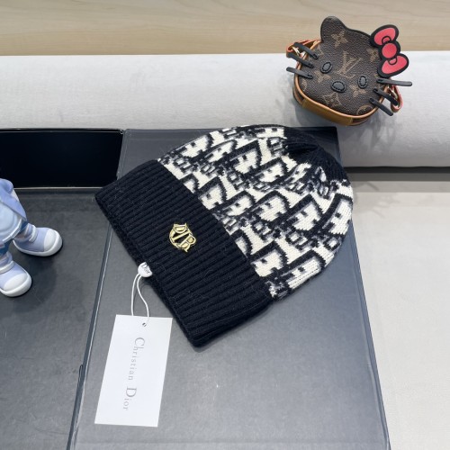 Dior Men Womens Knit Hat Luxury Brand Design Dior Cap with Original Box  