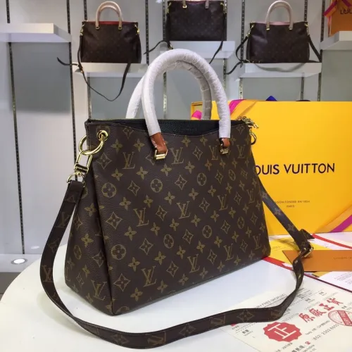 Louis Vuitton Womens Shoulder Bags Handbags Luxury Brand M40906 Pallas Monogram Canvas Fashion Design