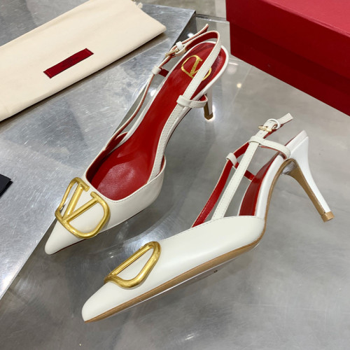 Valentino Garavani Women Fashion Shoes Pumps Luxury Brand Vlogo Signature Calfskin with Original Box 7cm Heel Whatsapp 
