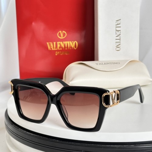 Valentino Sunglasses Luxury Brand Womens Sunglasses with Original Box  VLS-107A-55
