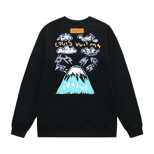Louis Vuitton Womens Mens Long Sleeve Sweatshirt Luxury Brand Mens Sweatshirts   