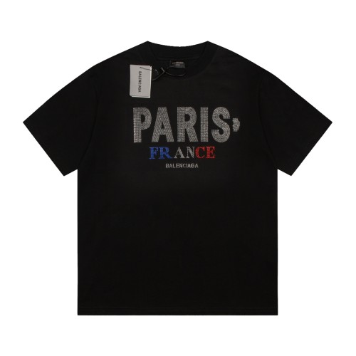 Balenciaga Luxury Brand Women Mens Short Sleeve T-Shirt   