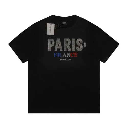 Balenciaga Luxury Brand Women Mens Short Sleeve T-Shirt   