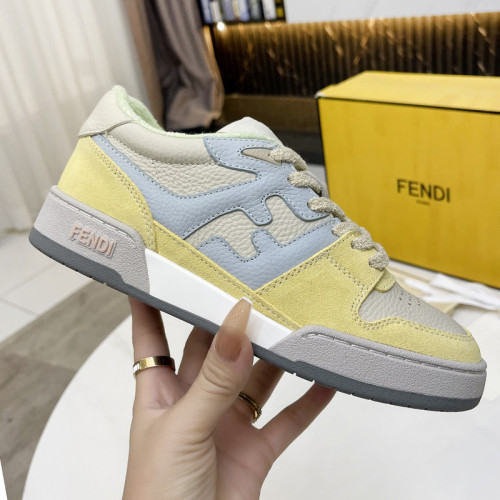 Fendi Mens Shoes Fashion Sneakers Luxury Brand Casual Fendi Trainer Sneakers Match Basse Shoes for Men with Original Box