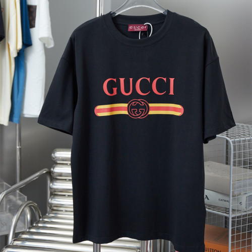 Gucci Luxury Brand Women Mens Short Sleeve T-Shirt COTTON JERSEY T-SHIRT   