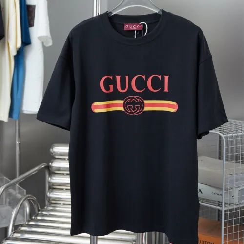 Gucci Luxury Brand Women Mens Short Sleeve T-Shirt COTTON JERSEY T-SHIRT   