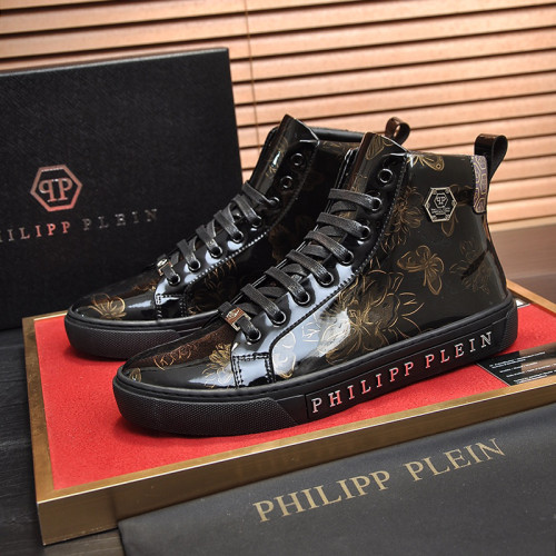 Philipp Plein Men Shoes Sneakers Low Top Sneaker Fashion Design Luxury Brand Trainer Predator TM with Original Box