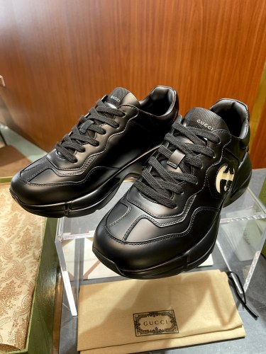 Gucci Mens Shoes Sneakers Luxury Brand Men's GG Rhyton sneaker with Original Box 703810 DRW00 9522