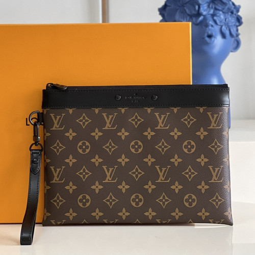 Louis Vuitton Mens Womens Unisex Bags Clutch Luxury Brand Fashion Type Pochette To-Go M81569 with Original Box