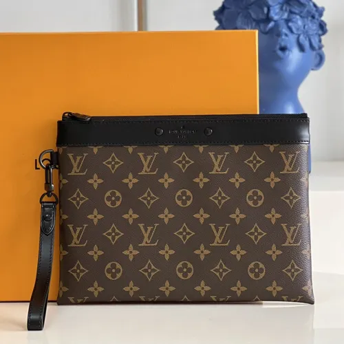 Louis Vuitton Mens Womens Unisex Bags Clutch Luxury Brand Fashion Type Pochette To-Go M81569 with Original Box