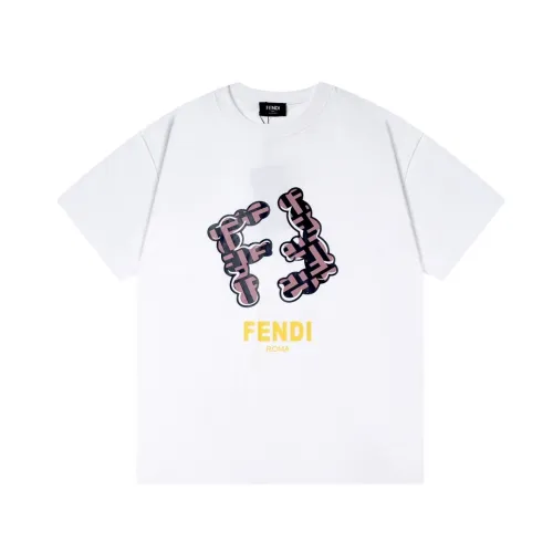 Fendi Luxury Brand Women Mens Short Sleeve T-Shirt   