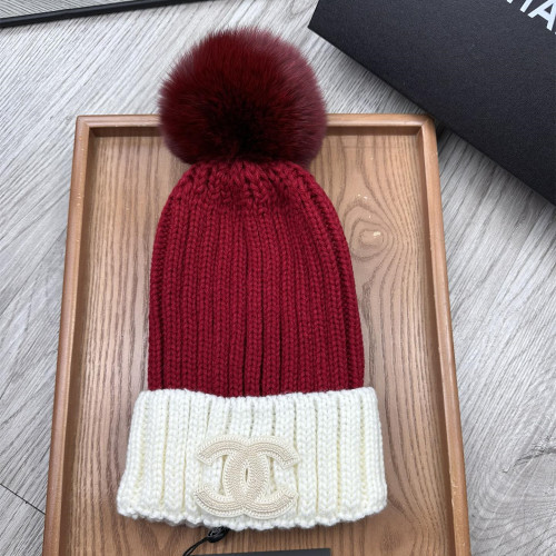 Chanel Womens Hats Luxury Brand Knit Hat with Original Box  