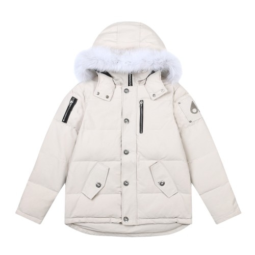 Moose Knuckles Design Mens Womens Winter Windprood Down Jackets Keep Warm 90% White Duck Down Thick