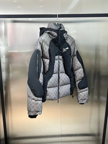 Louis Vuitton Design Mens Womens Winter Windprood Down Jackets Keep Warm 90% White Duck Down