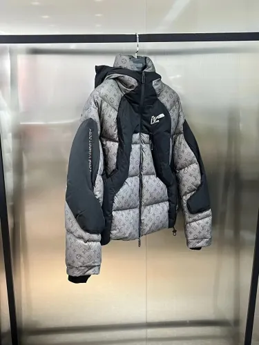 Louis Vuitton Design Mens Womens Winter Windprood Down Jackets Keep Warm 90% White Duck Down