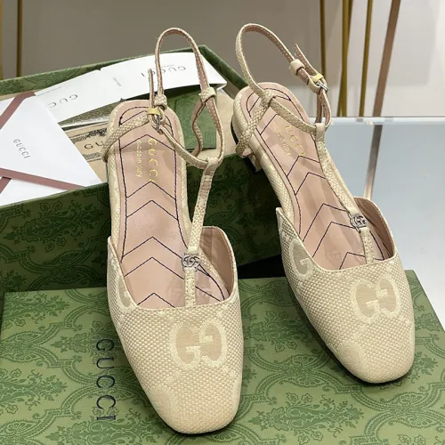Gucci Womens Shoes Sandals Slingback Luxury Brand with Original Box Whatsapp 