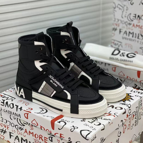 Dolce&Gabbana Men Shoes Sneakers Luxury Brand Calfskin Custom 2.Zero sneakers in Mixed Materials CS1973AQ7128S453 with Original Box  