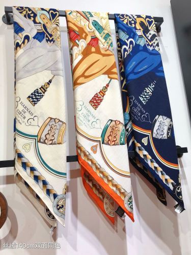 Hermes Scarves Womens Fashion Scarf Shawl 004
