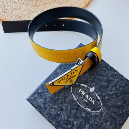 Prada Mens Belt Luxury Brand Fashion Men Belts with Original Box