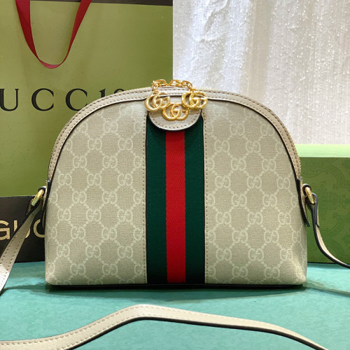 Gucci Womens Bags Luxury Brand GG Supreme Ophidia GG Shoulder Messenger Bag with Original Box 499621 K05NN 4076