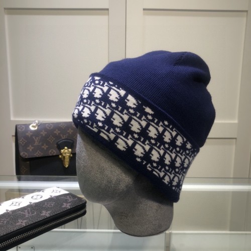 Dior Men Womens Knit Hat Luxury Brand Design Dior Cap with Original Box  
