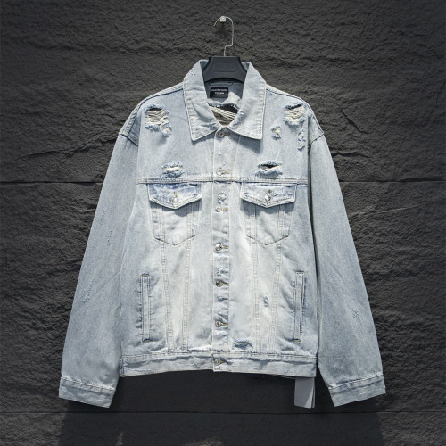 Balenciaga Men Womens Jacket Denim Coat Luxury Brand Mens Jackets Top Quality   