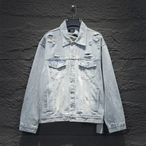 Balenciaga Men Womens Jacket Denim Coat Luxury Brand Mens Jackets Top Quality   