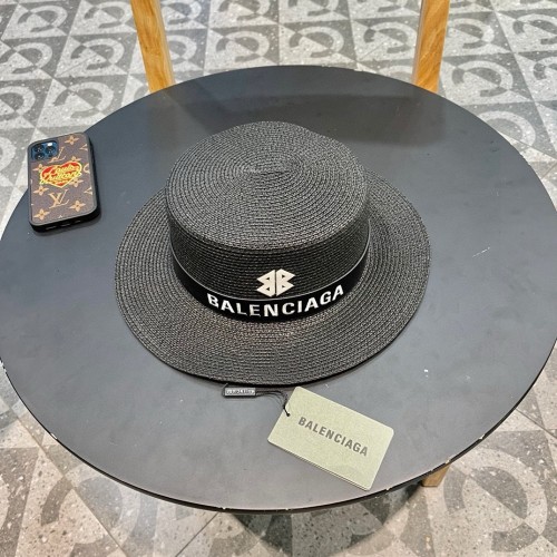 Balenciaga Womens Hats Luxury Brand Design Balenciaga Straw Hat with Original Box  