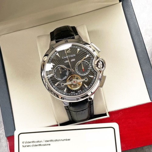 Cartier Mens Watch Luxury Brand Design Fashion Type with Original Box