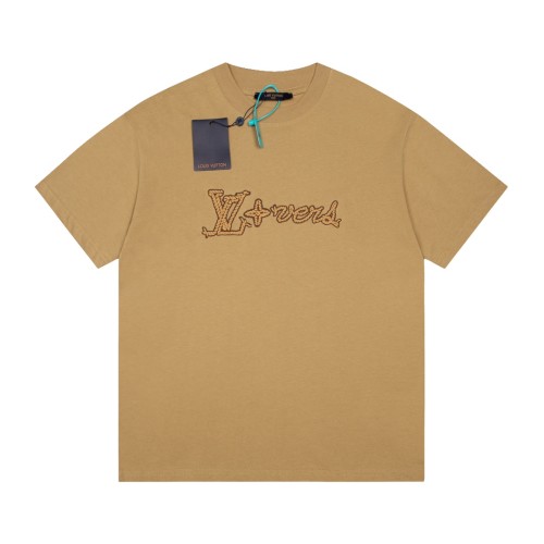 Louis Vuitton Luxury Brand Men Womens Short Sleeve T-Shirt   