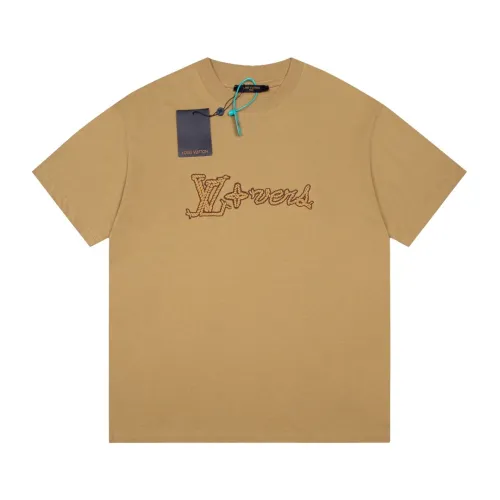 Louis Vuitton Luxury Brand Men Womens Short Sleeve T-Shirt   