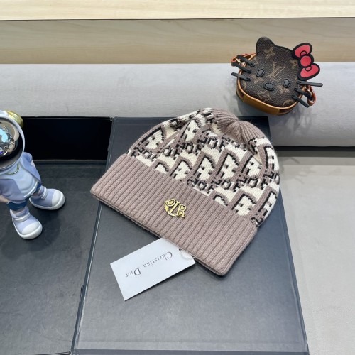 Dior Men Womens Knit Hat Luxury Brand Design Dior Cap with Original Box  