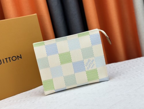 Louis Vuitton Mens Womens Bags Clutch Luxury Brand Fashion Type POCHETTE VOYAGE MM M80803 with Original Box  