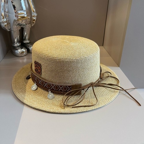 Loewe Womens Straw Hat Luxury Brand Design Loewe Hats with Original Box  