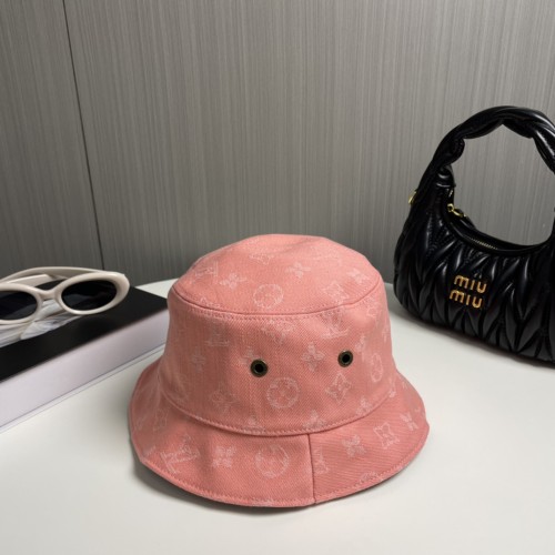 Louis Vuitton Womens Mens Cap Bucket Hat Luxury Brand with Original Box  
