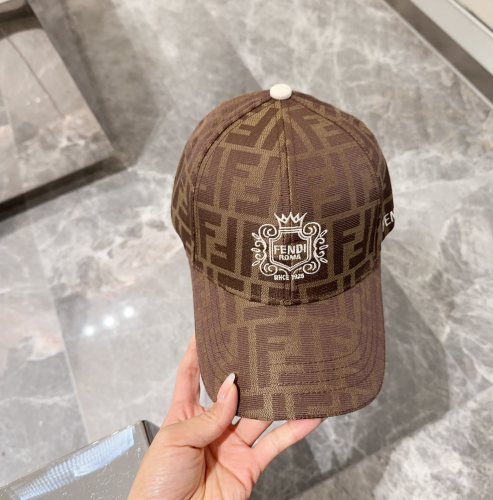 Fendi Men Womens Baseball Hat Luxury Brand Design Fendi Cap with Original Box  