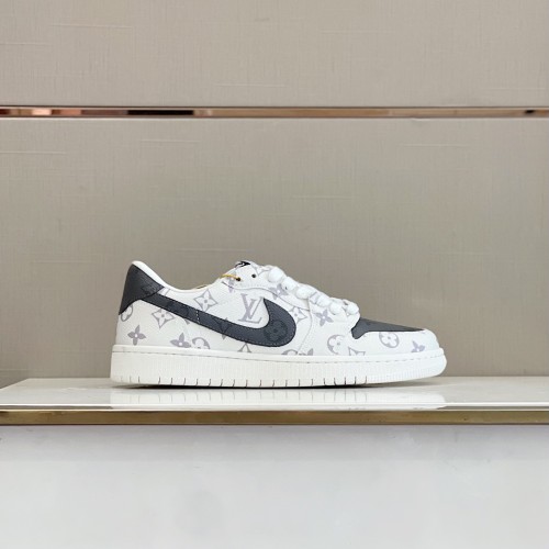 Louis Vuitton NIKE Men Shoes Fashion Sneakers Design Luxury Brand LVXNIKE Air Jordan Sneakers with Original Box