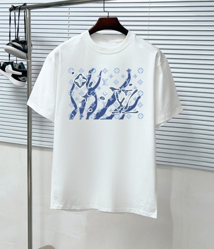 Louis Vuitton Luxury Brand Men Womens Short Sleeve T-Shirt   