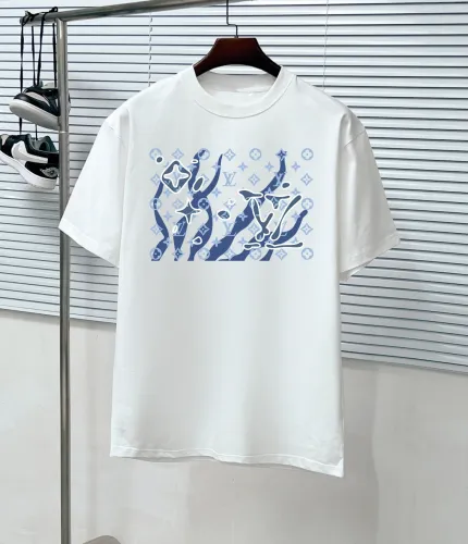 Louis Vuitton Luxury Brand Men Womens Short Sleeve T-Shirt   