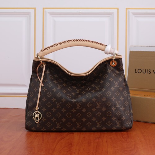 Louis Vuitton Womens Bags Handbags Luxury Fashion Marine Rouge Monogram Empreinte Leather Monogram ARTSY MM M43237  