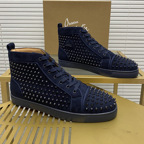 Christian Louboutin Mens Shoes Sneakers Luxury Brand Red Bottom Design Sports Footwears with Original Box