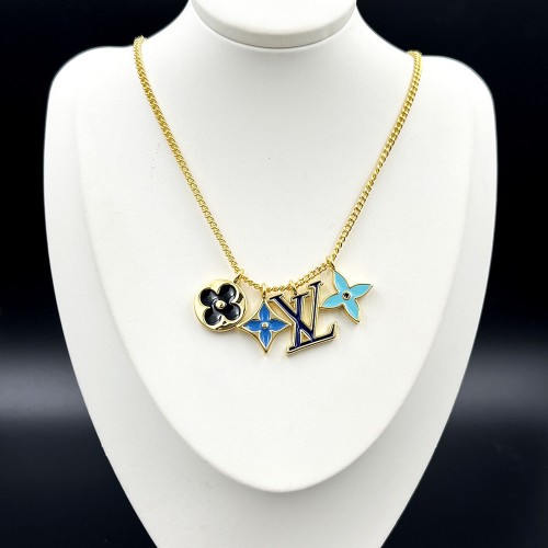 Louis Vuitton Luxury Men Womens Necklace LV Instinct Enamelled Necklace M00917