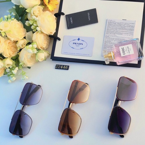 Prada Sunglasses Luxury Brand Men Womens Sunglasses with Original Box  